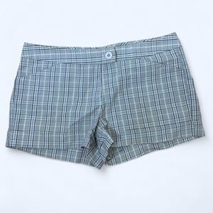 Y2K 2000’s Wearever plaid striped mini shorts